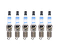 Set of 6 Bosch 9601 Double Iridium Spark Plugs for Buick Chevy Ford GMC Pontiac (V6)