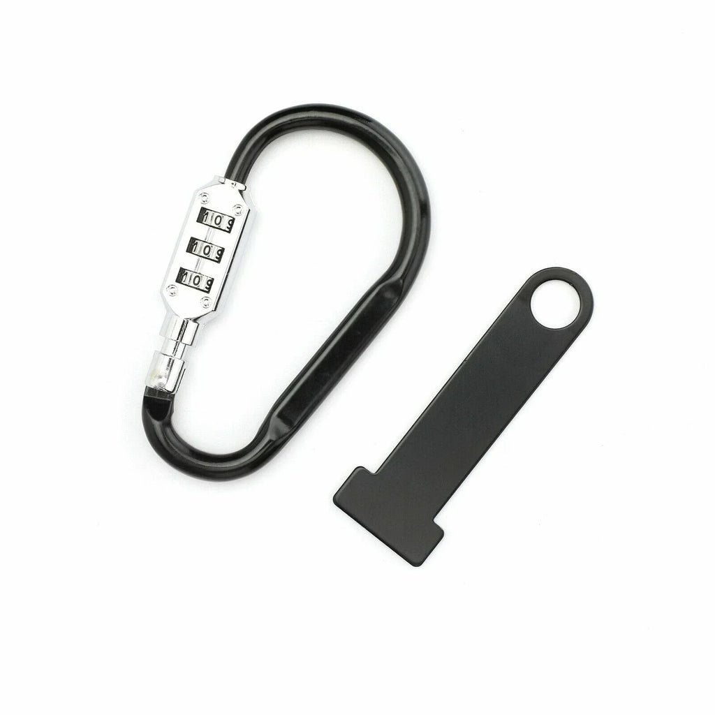Helmet Lock Quick Release Buckle Fastener for Motorcycle Scooter Biker