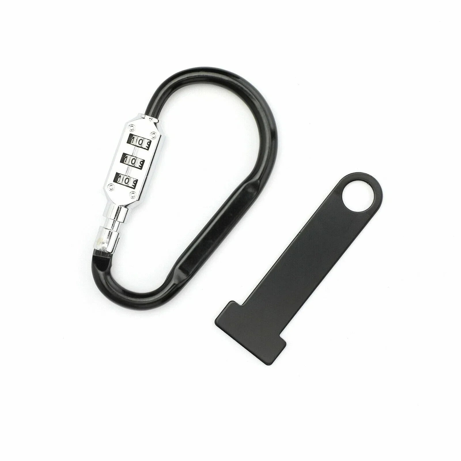 Helmet Lock Quick Release Buckle Fastener for Motorcycle Scooter Biker