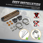 Muffler Pipe Heat Shield Cover for Harley Road Glide FLTRU FLTRX (2015–2023)