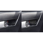 4Pcs Carbon Fiber Inside Door Bowl Cover Trim for Toyota Hilux (2015-2021)