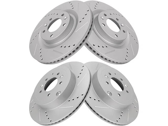 Set of 4 Brake Rotors for Mazda CX-9 (2007–2015) CF883HZ