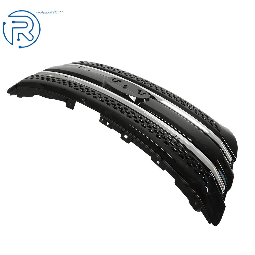 Gloss Black Front Upper and Lower Grille for Ford Explorer (2011-2015)