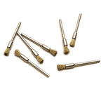 15x Brass Rotary Wire Wheel Polishing Brushes for Power Drill (40mm)