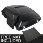 Matte Black Razor Trunk Pad Backrest for Harley Touring Road Glide (2014–2026)
