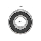 Set of 10 6202-2RS Deep Groove Ball Bearings for Various Models (15x35x11mm)