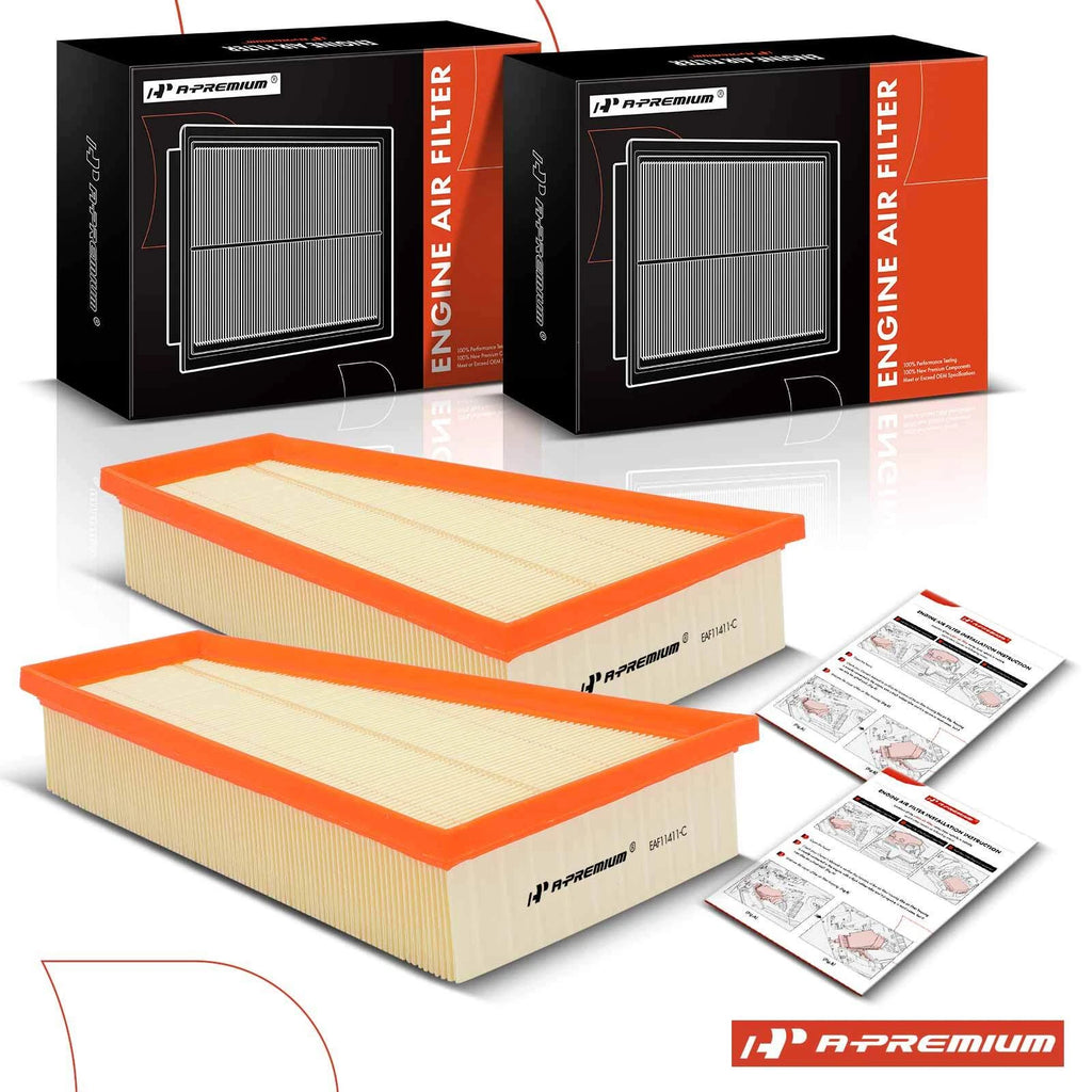 2X Engine Air Filter for Mercedes-Benz CLA250 GLA250 (2014–2019)