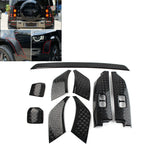 9 Pcs Black Side Moulding Body Kits for Land Rover Defender 90 110 (20-23)