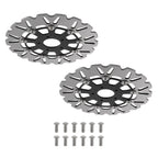 Pair Front Disc Rotors for Harley Touring/Dyna (2006-2019)