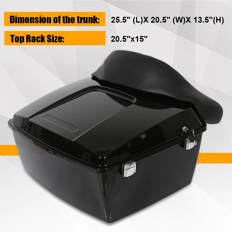 Backrest Mount Rack for Harley Road King, Street Glide (1997–2008)