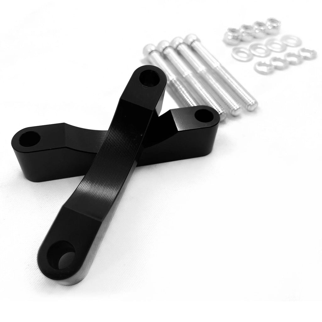 Set of 2 Chrome Front Fender Brackets for Harley Touring (2014–2019)