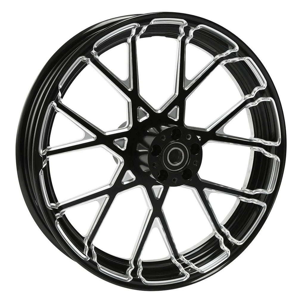 18'' x 3.5'' CNC Front Wheel Rim & Dual Disc Hub for Harley Touring (1997–2021)