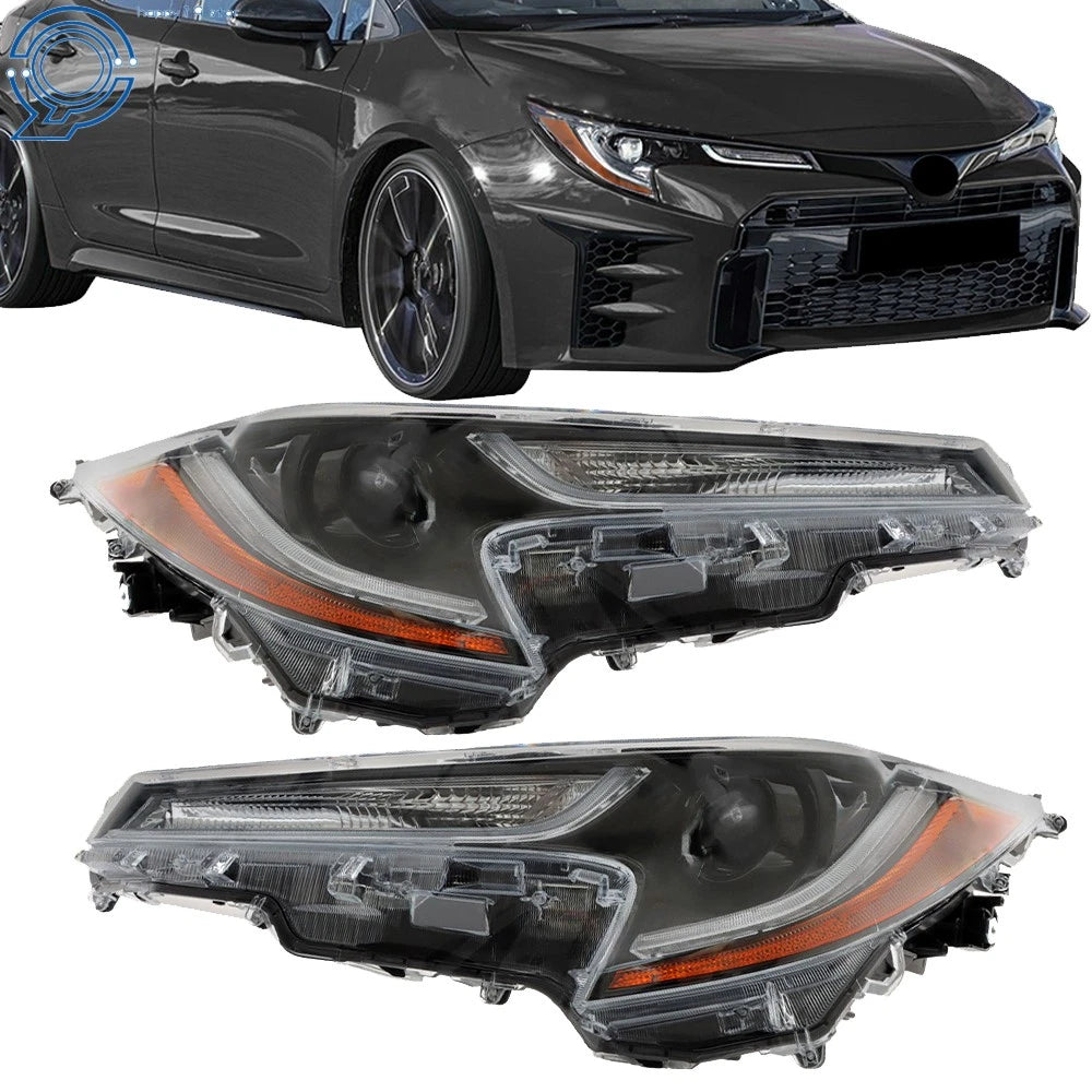 2X Headlight Lamps for Toyota Corolla (2023-2024)