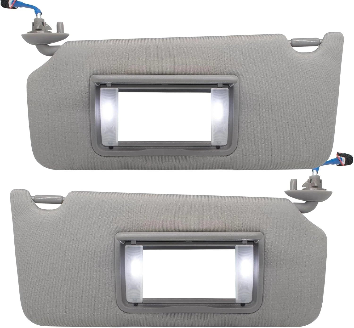 Pair Sun Visor w/LED Light Mirror for Honda Accord (2008–2017) 83280-TA5-A51ZA