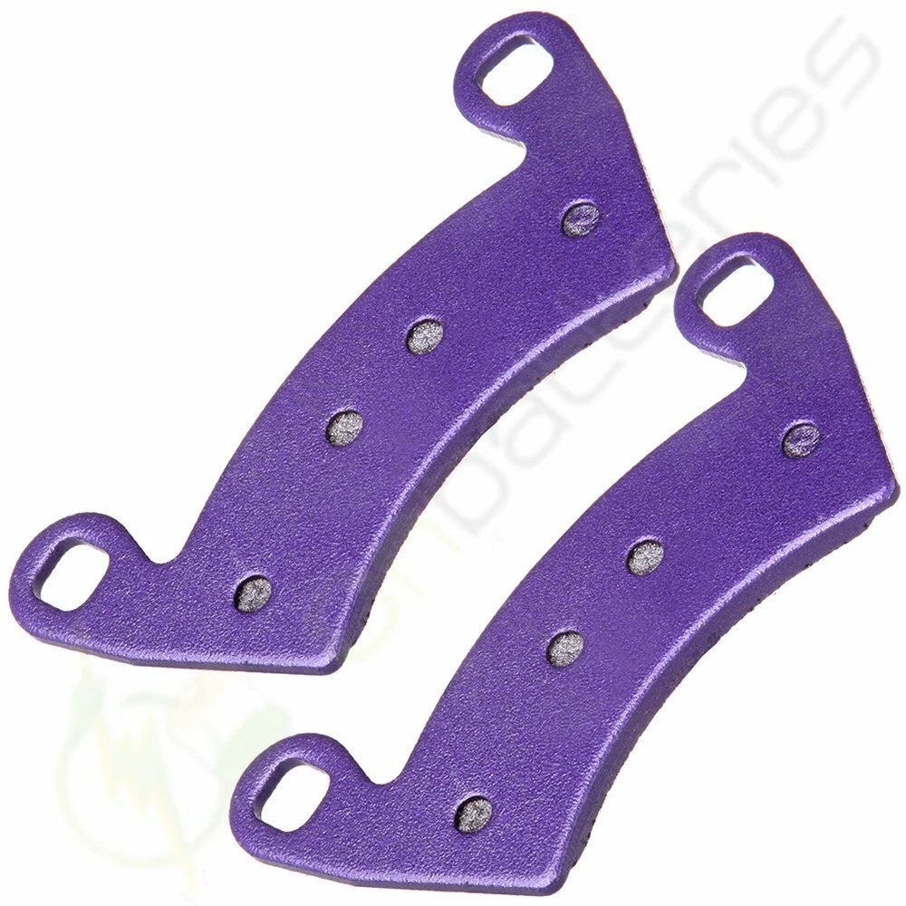 Set of 4 Brake Pads for Polaris Ranger XP 800 (2010–2012) Carbon Fiber