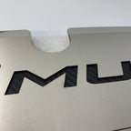 Radiator Cover Plate Pony Emblem Black Carbon Fiber for 2015–2017 Mustang GT