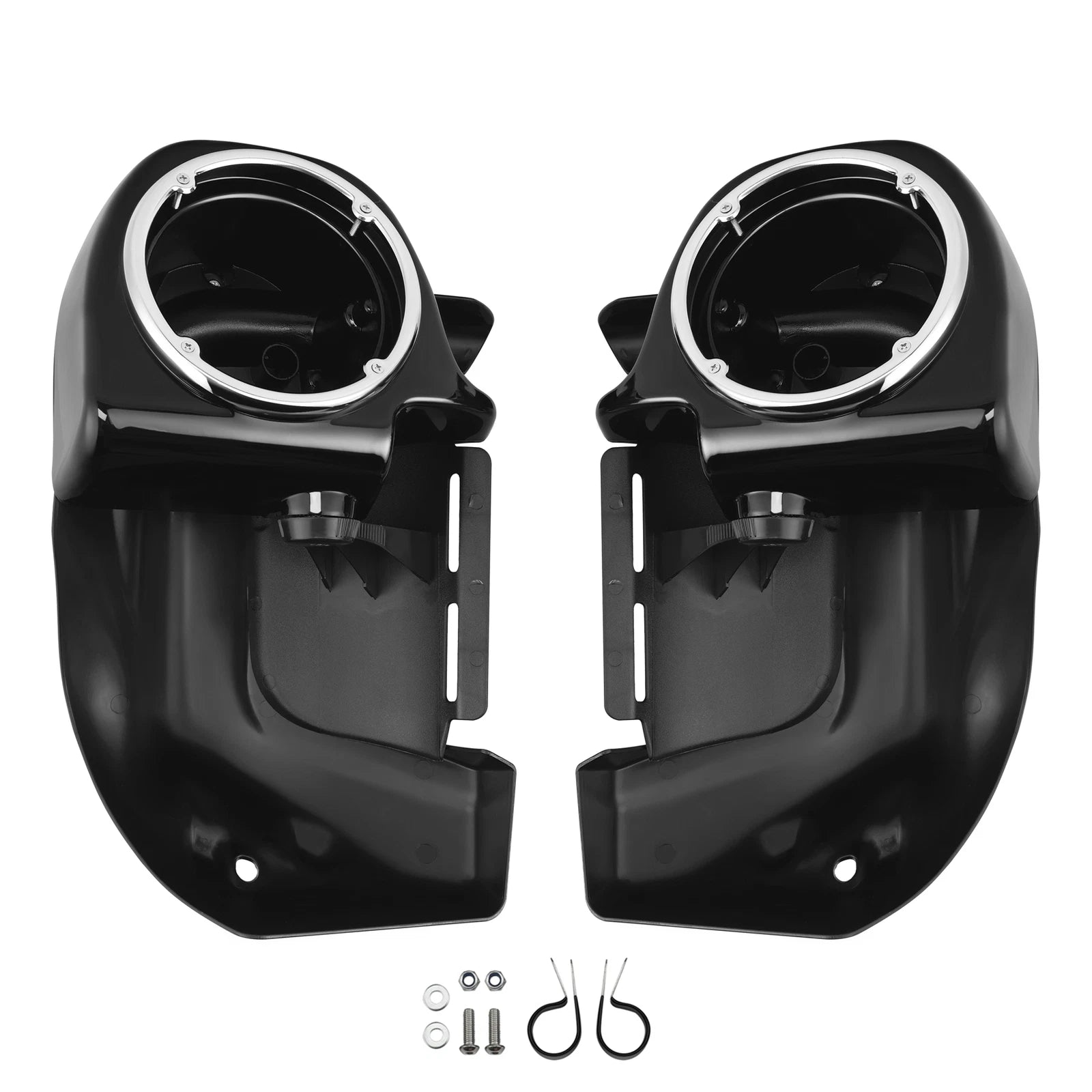 Lower Vented Leg Fairing Speaker Pod for Harley Touring Road King (1983–2013)