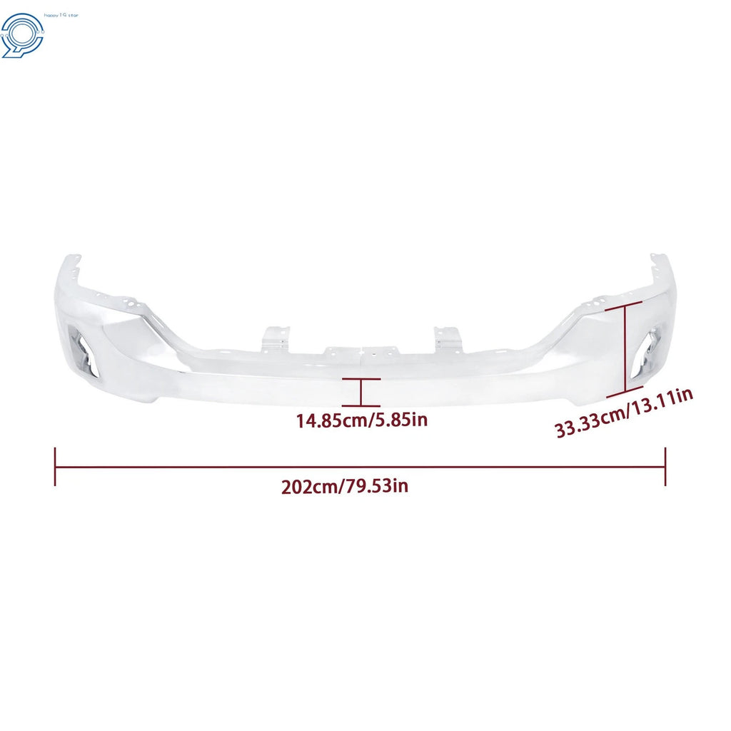 Front Bumper Steel for Chevrolet Silverado 1500 (2016–2018)