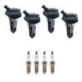 Set of 4 Ignition Coils & Spark Plugs for Chevrolet Colorado (L4)