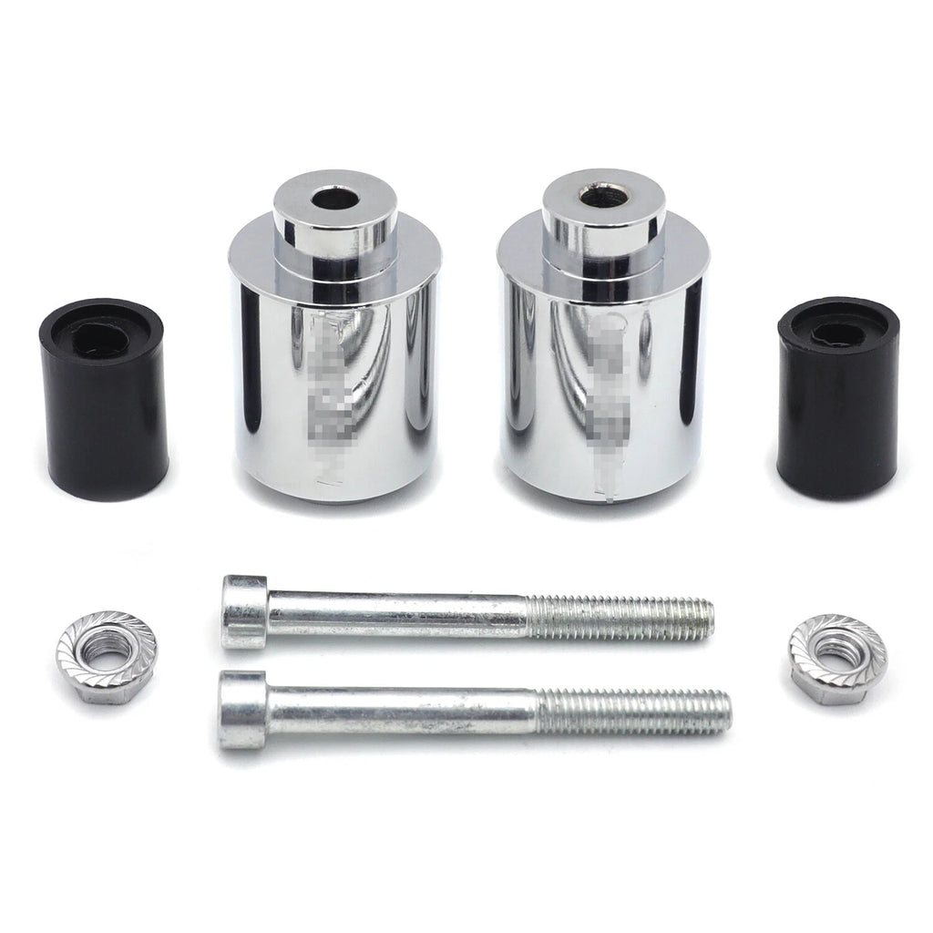 Chrome Bar Ends for Ducati SuperSport 1198 1198S/Monster 1000 (2003–200)