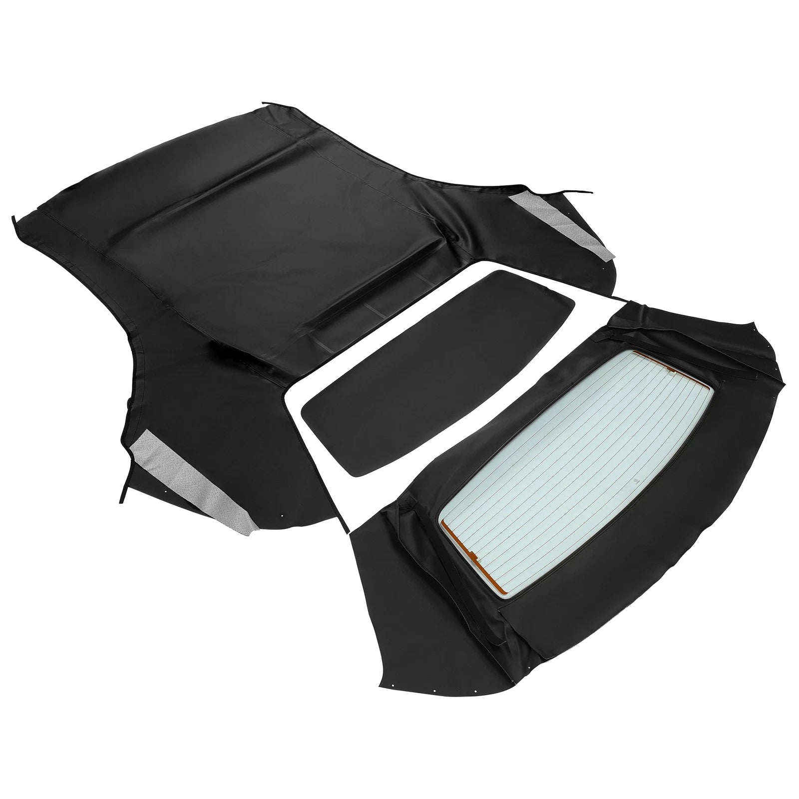 Soft Top with Heated Glass Window for Ford Mustang (1994–2004) Black