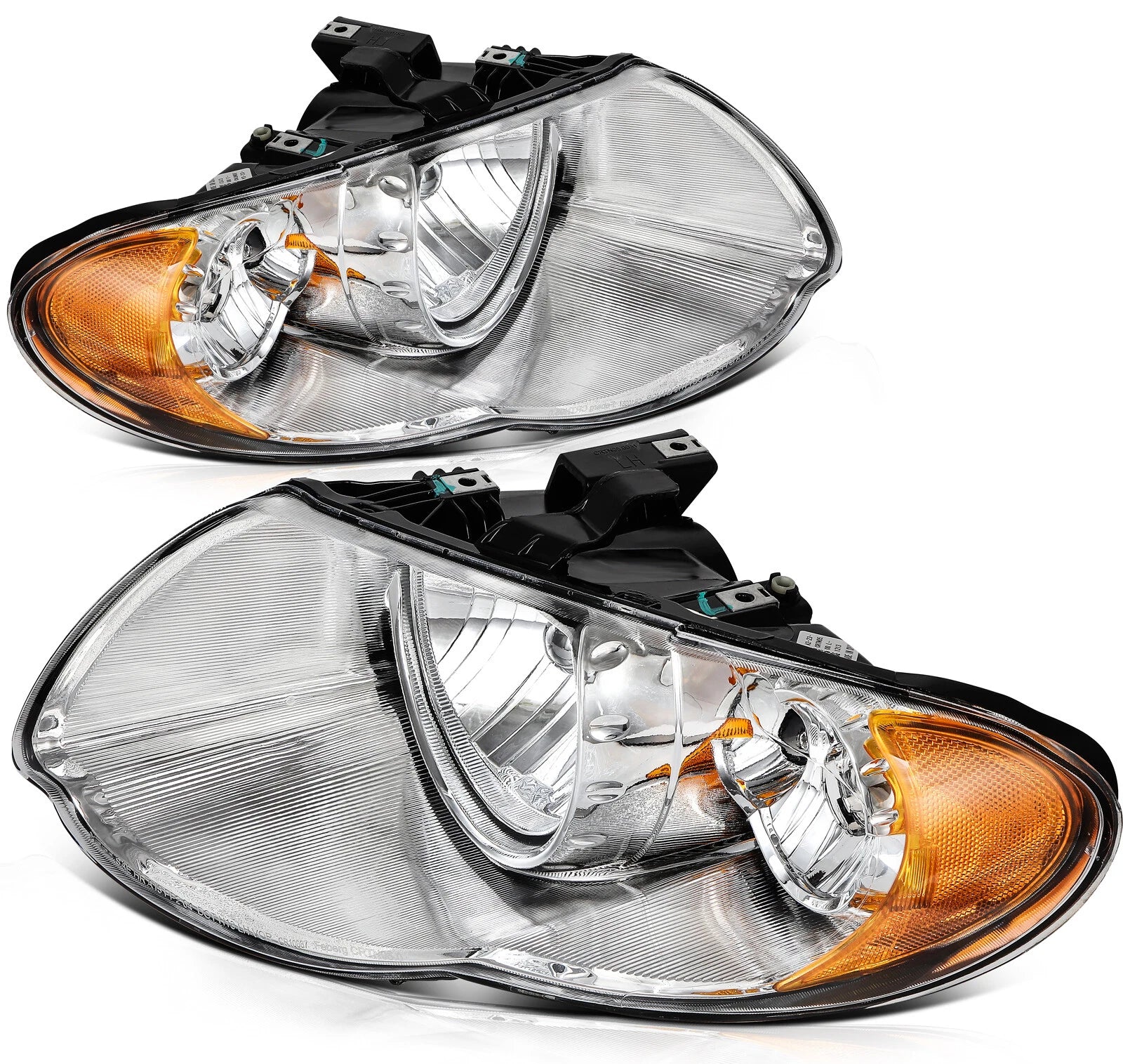 Headlight Assembly Pair for Chrysler Town & Country (2005–2007)