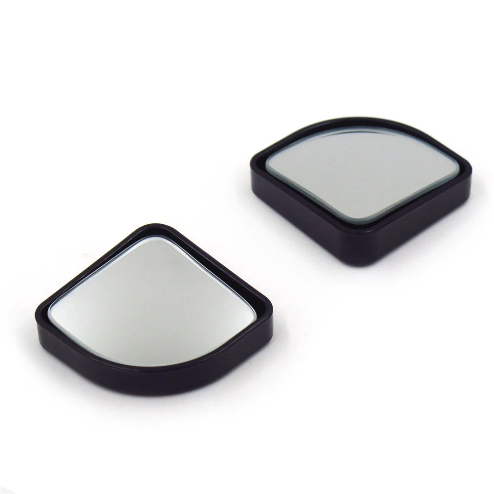 2X Convex Angle Stick-On Blind Spot Mirrors for Universal Fit
