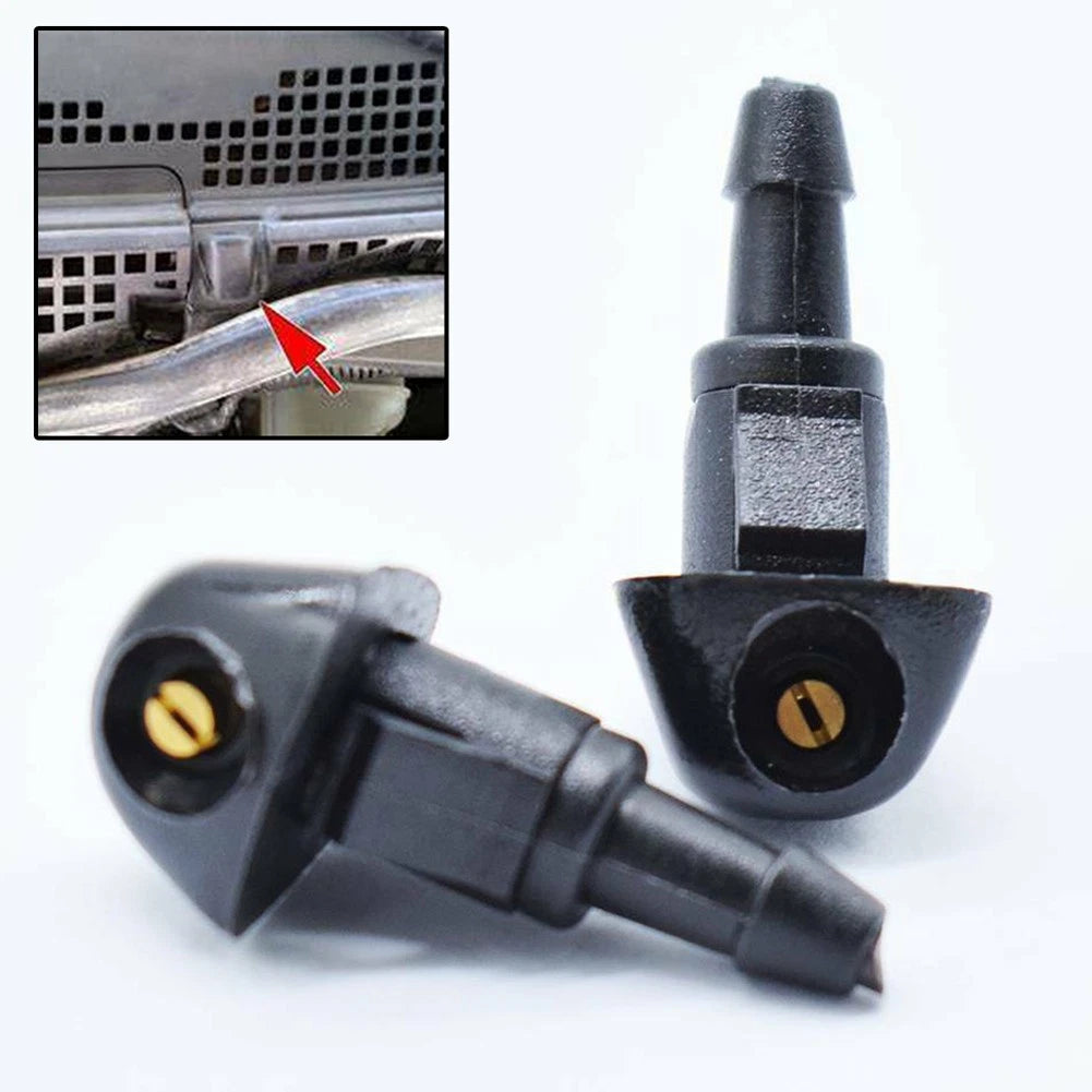 2X Windshield Hood Nozzle Wiper Spray for Honda CR-V (2006–2011)