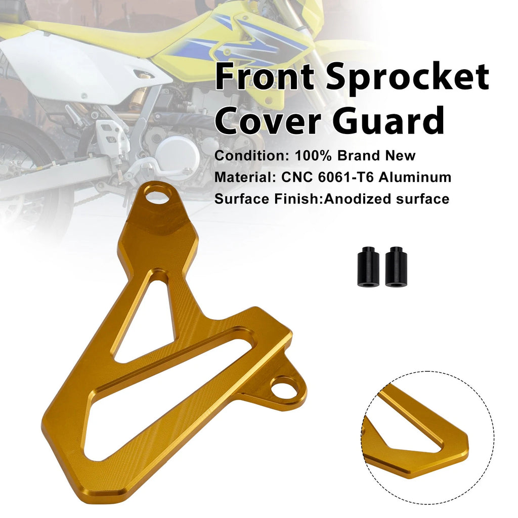 Front Sprocket Cover Guard for Suzuki DR-Z400SM (2000–2024) DRZ400/S/E Gold