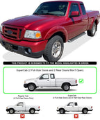 iBoard Running Boards for Ford Ranger/Mazda B Super Cab (1998-2011)