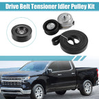 Set of 1 Drive Belt Tensioner Pulley Assembly for Chevrolet Express (2003–2023)