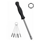 Set of 5 Jet Brushes with 4mm Hex Adjusting Tool for Comprehensive Maintenance