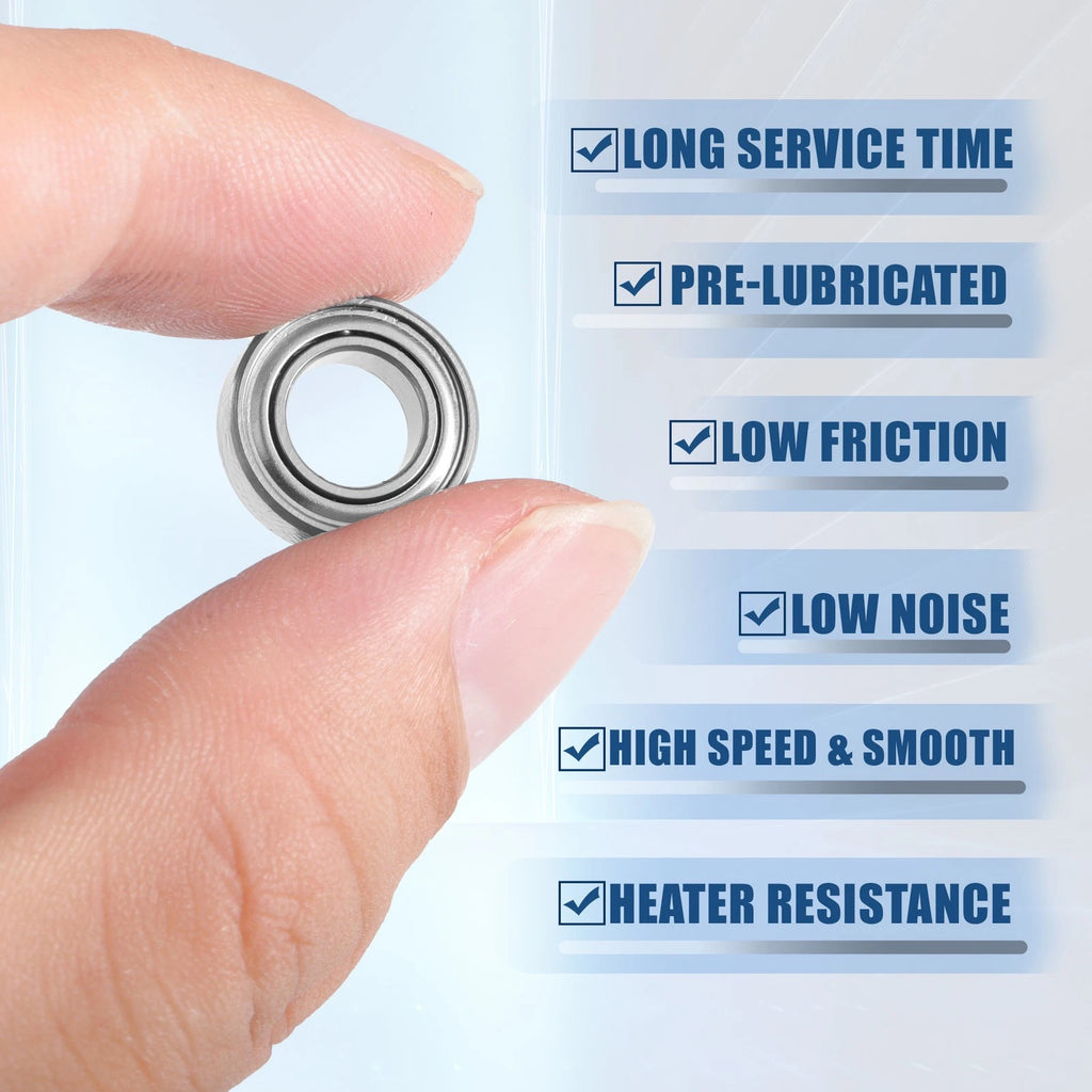 10 Pcs MR137ZZ Deep Groove Ball Bearings for Cars (7x13x4mm)