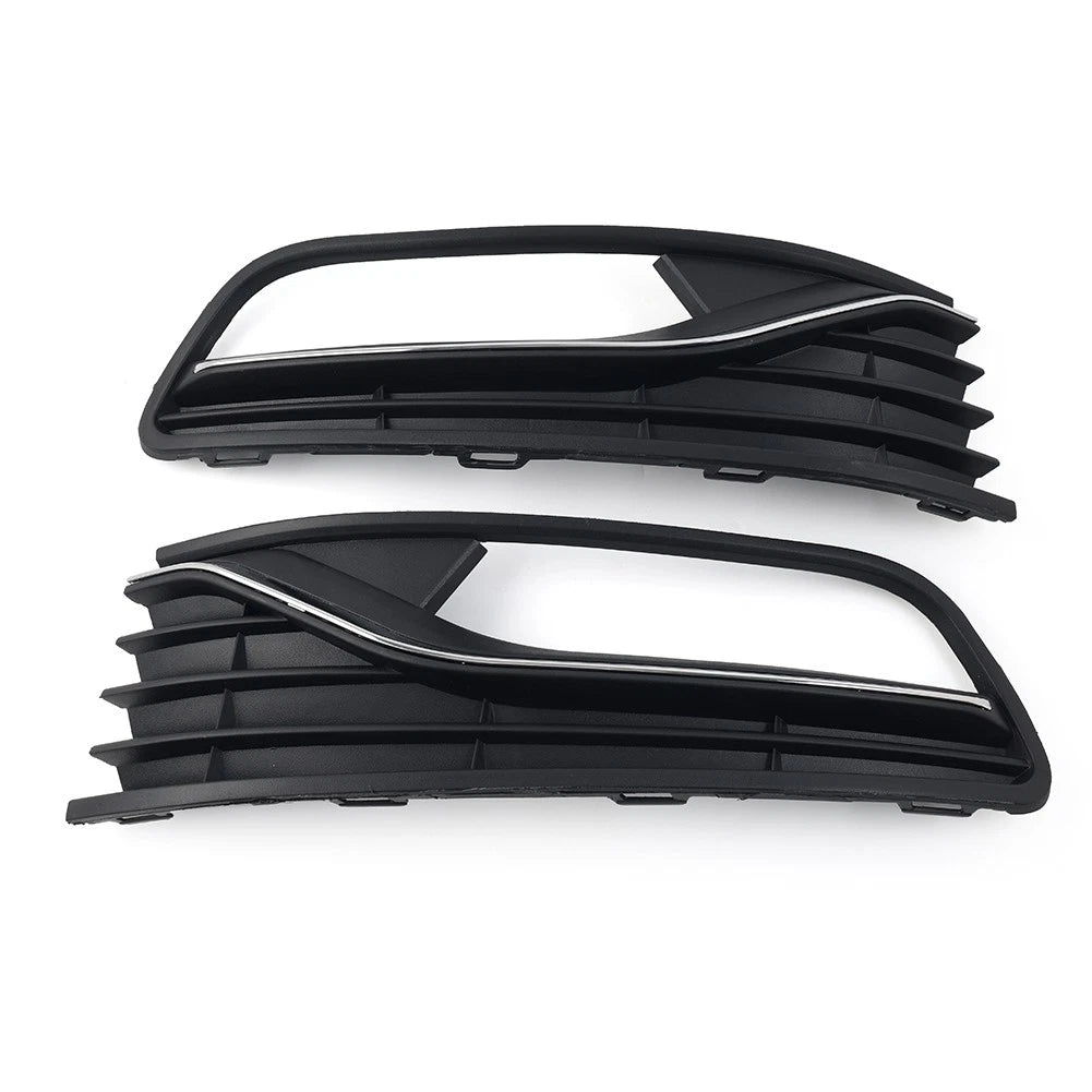 Front Bumper Lower with Hole and Chrome Trim for VW Polo V Hatchback (2014–2017)