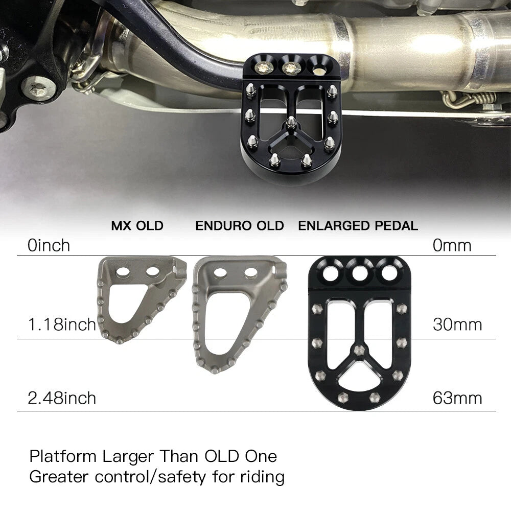 CNC Brake Lever Peg Pad Extension for KTM 1290 Super Adventure/R/S/T (2015–2023)
