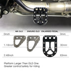 CNC Brake Lever Peg Pad Extension for KTM 1290 Super Adventure/R/S/T (2015–2023)