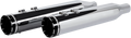 4.5" Slip-On Mufflers for Touring (Chrome, Tracer)