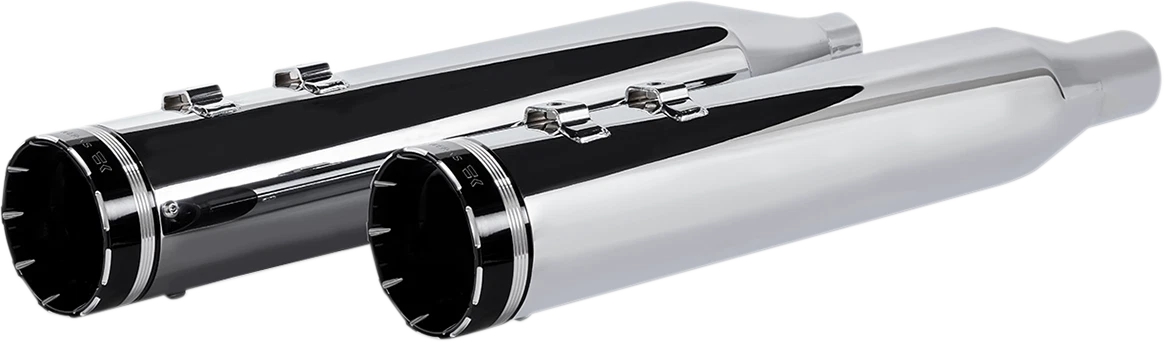 4.5" Slip-On Mufflers for Touring (Chrome, Tracer)