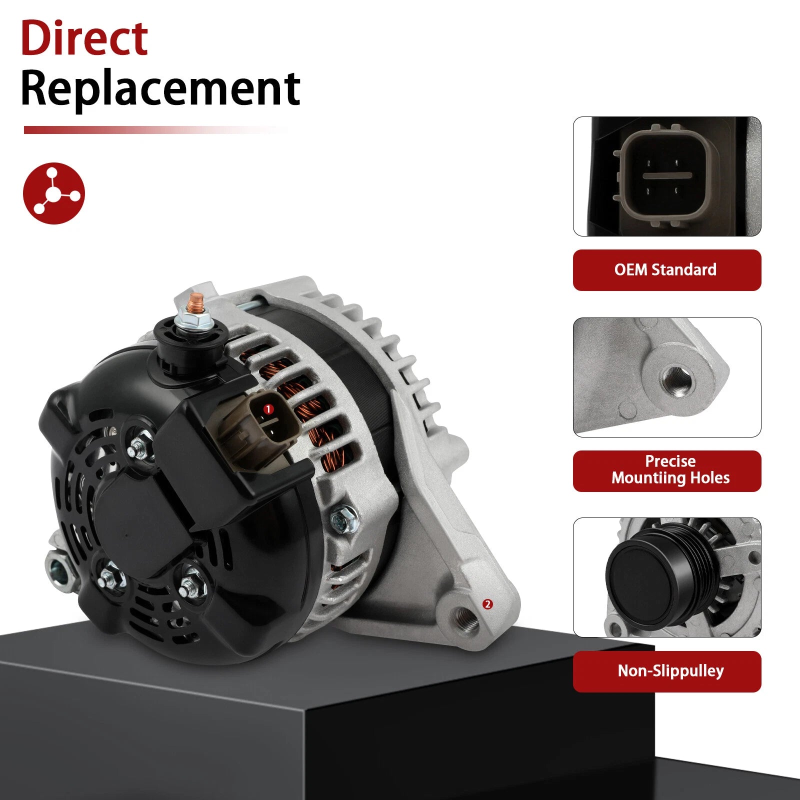 Alternator for Scion TC (2011-2016) 100 Amp