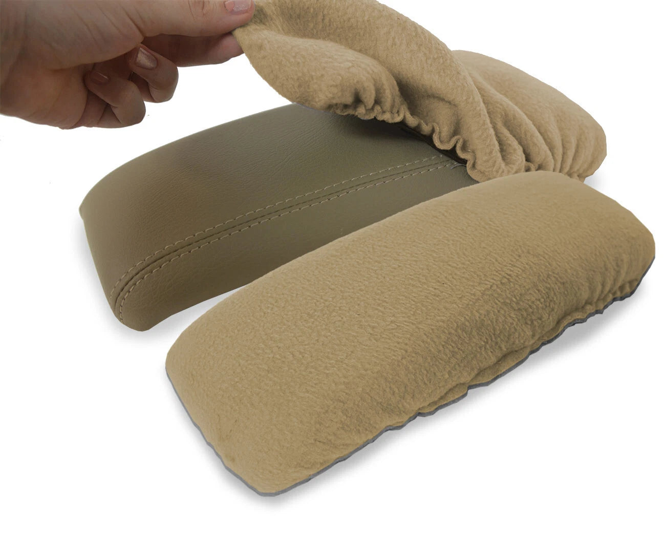 Center Console Lid Armrest Protector for Acura RL (2005–2012) Beige