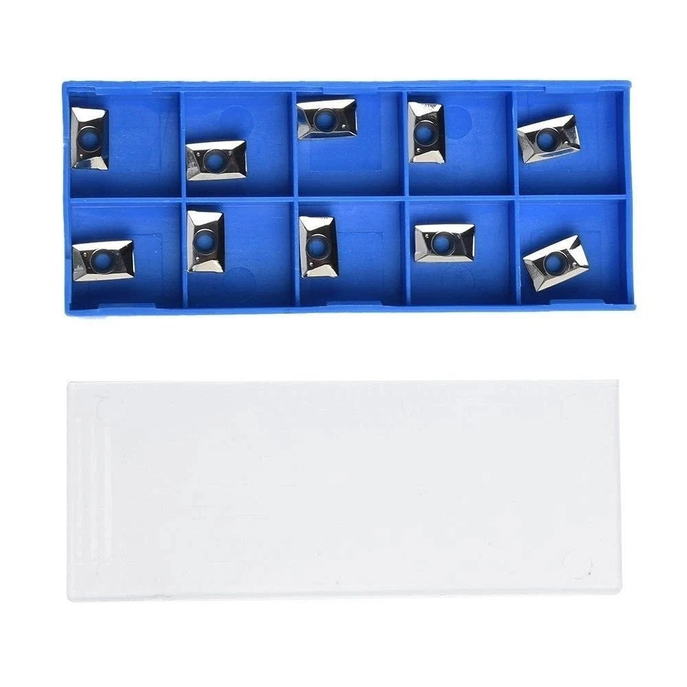 10X APKT1003PDFR Carbide Inserts for CNC Aluminum Milling