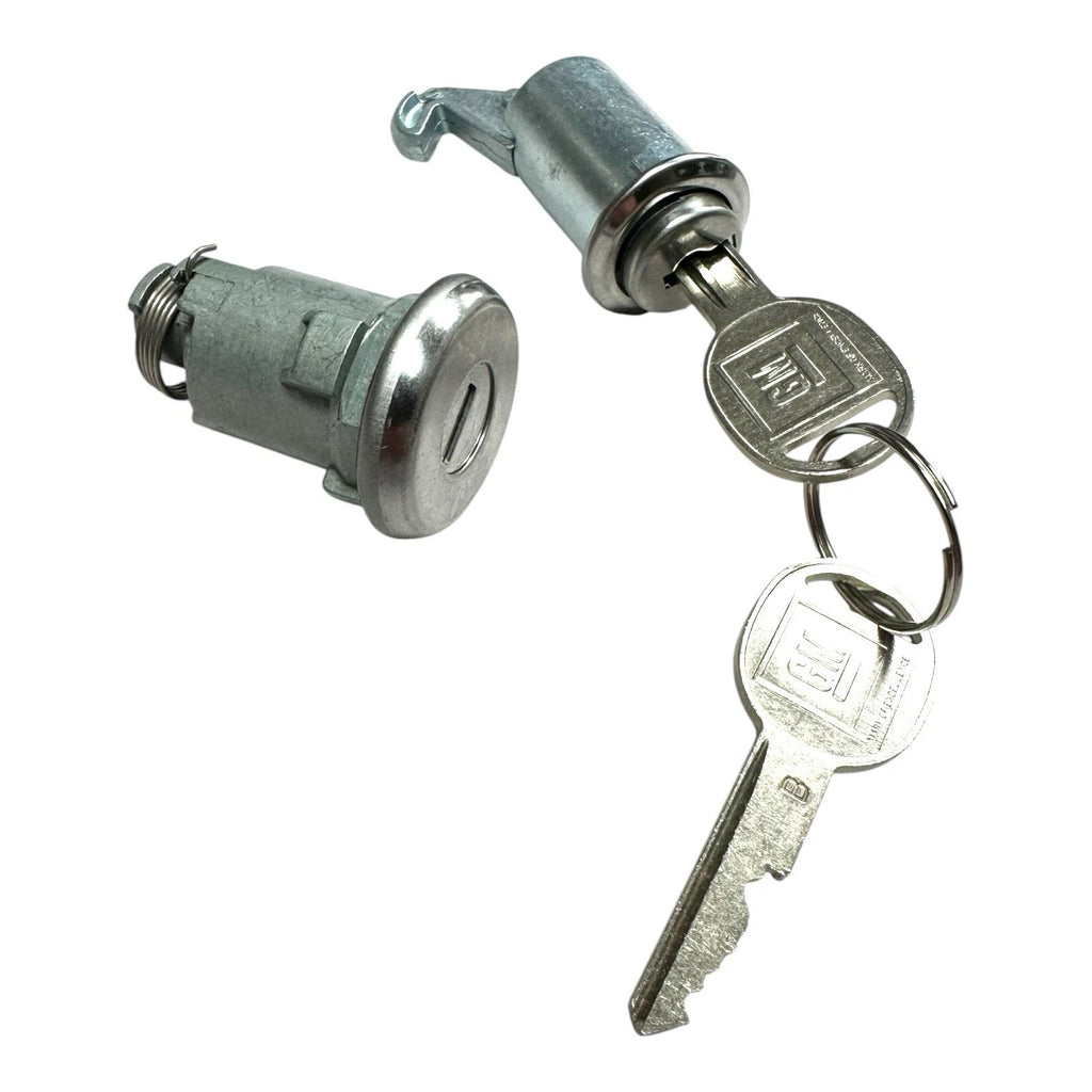 Glove Box and Trunk Lock Cylinder with Keys for 1964–1965 Chevy Chevelle