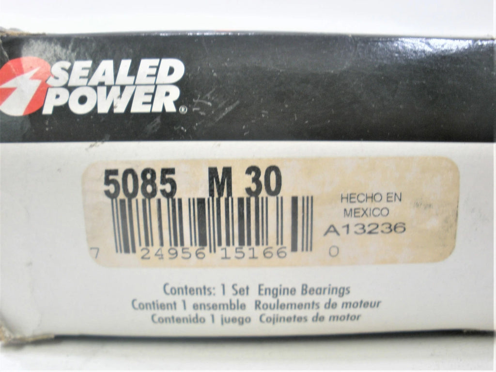 Set of 4 Main Bearings for Federal Mogul Sealed Power Marine Engine (5085M30)
