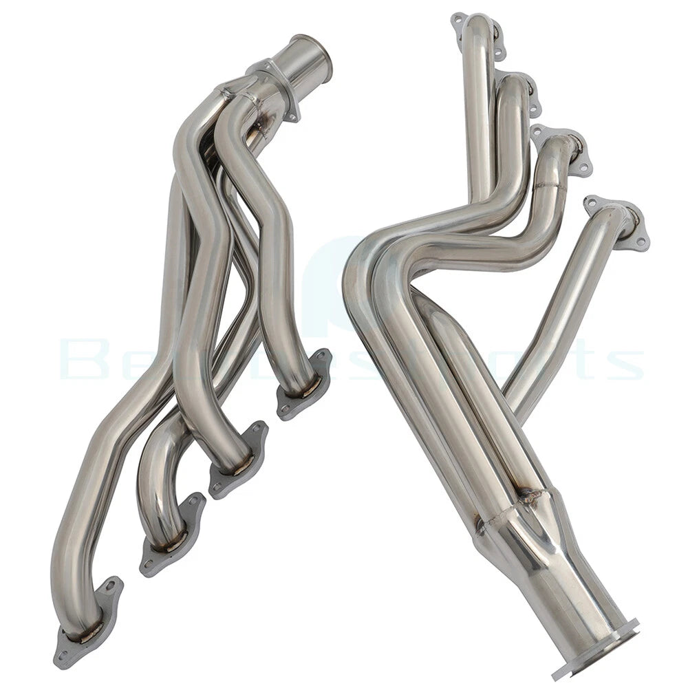Pair Long Tube Headers for Chevy Big Block 396 402 427 454 (1967–1972)
