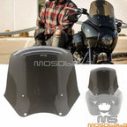 15" Smoke Front Upper Windshield for Harley Dyna Super Glide, Street Bob (2006-2017)