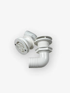 Set of 2 Th Marine TH-1592F-B 1.5in 90-Degree Barbed Thru-Hull, White