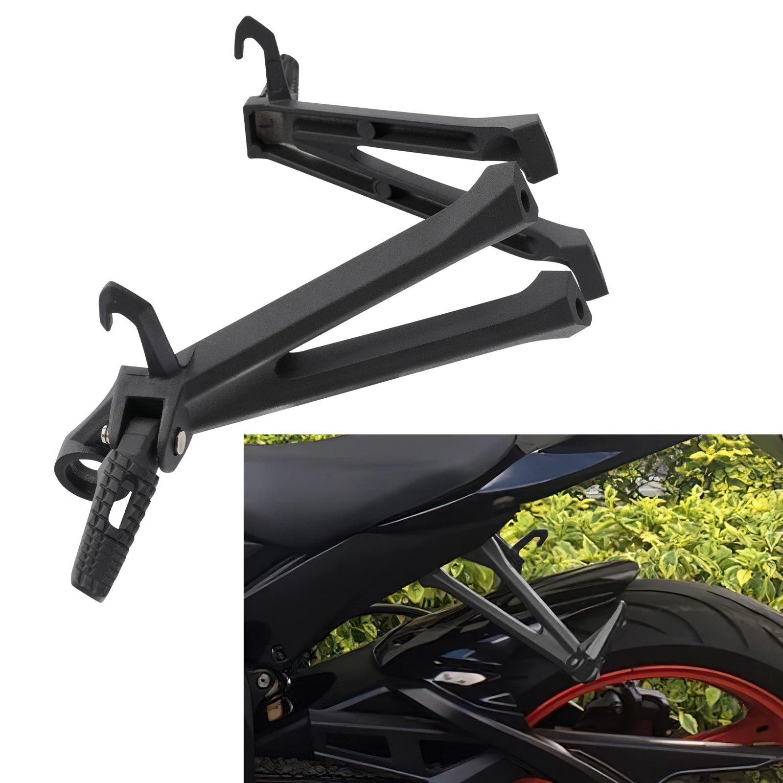 Passenger Footpegs Bracket Mount for Suzuki GSXR600 GSX-R750 (2011–2024)