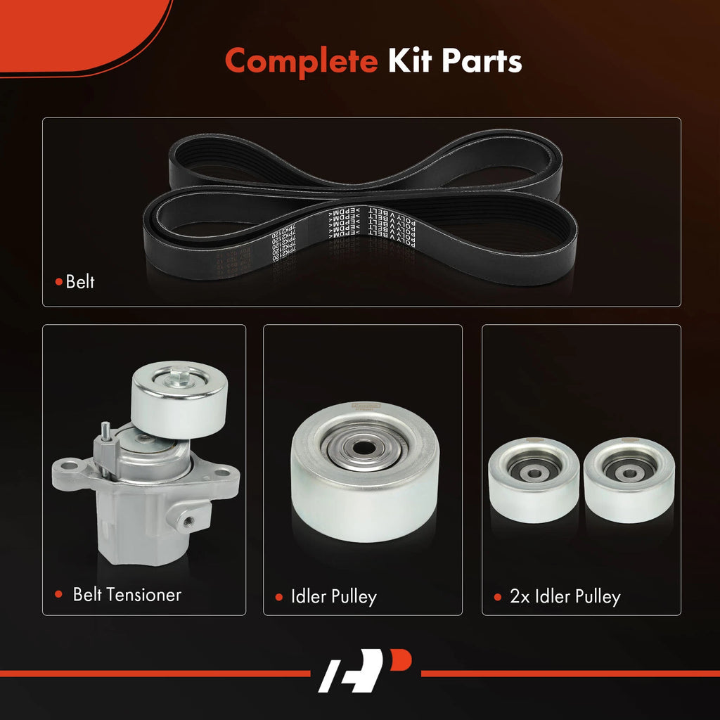 Serpentine Belt Drive Component Kit for Toyota Tacoma (2016–2023)