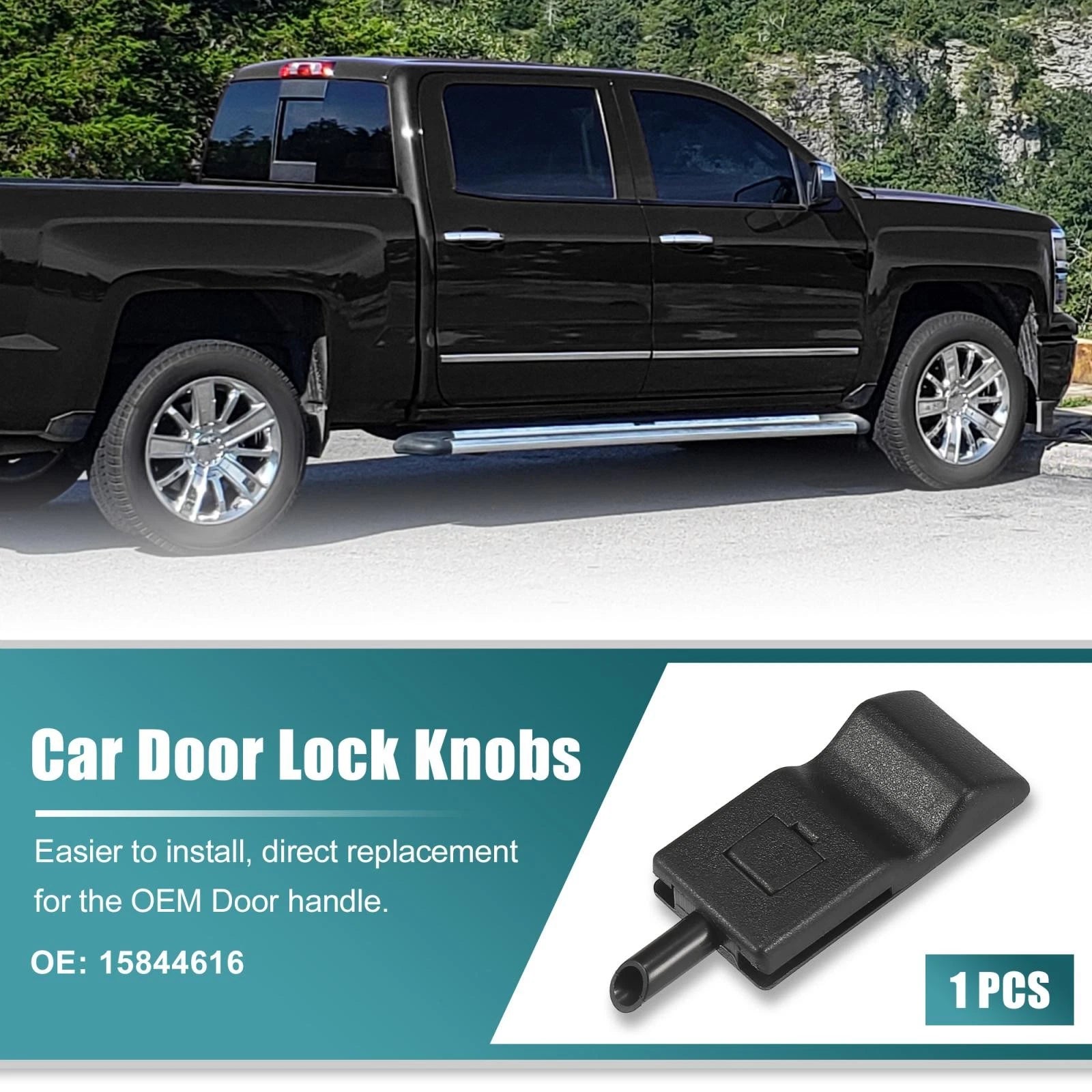 Set of 2 Door Lock Knob Pull Pins 15844616 for Chevrolet 