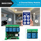 4 Channel Relay Module for ESP32 WROOM (5V 7-32V)